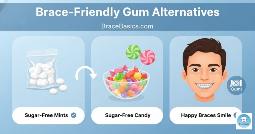 alternatives-to-chewing-gum-with-braces