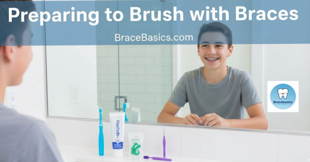 preparing-to-brush-with-braces
