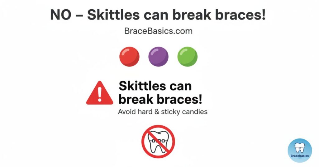 Can You Eat Skittles With Braces?