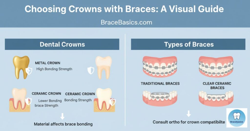 how-orthodontists-attach-braces-to-crowns