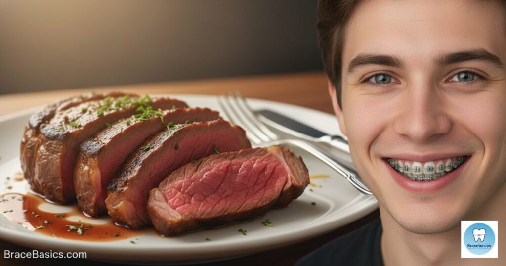 is-it-safe-to-eat-steak-with-braces