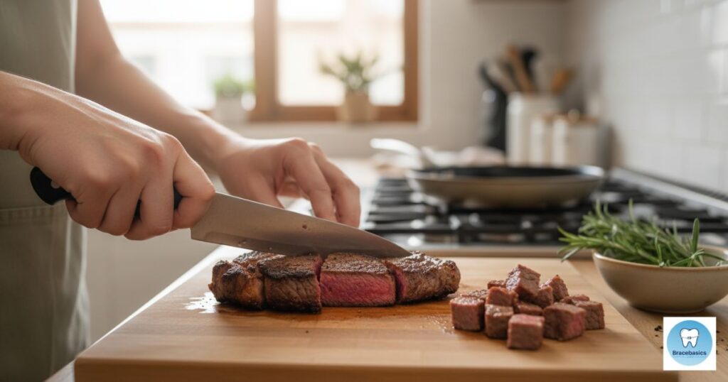 preparing-steak-for-braces-wearers