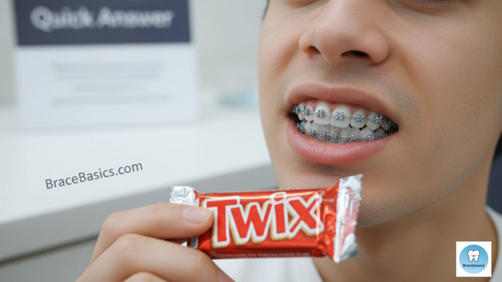 Can You Eat Twix with Braces?