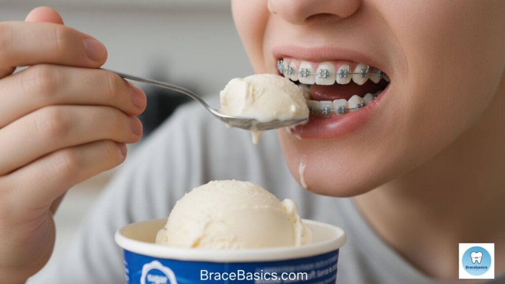 Can I Eat Ice Cream With Braces?