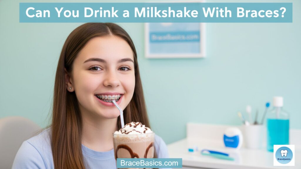 Can You Drink a Milkshake With Braces?