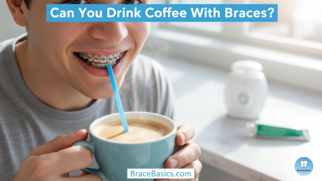 Can You Drink Coffee With Braces?