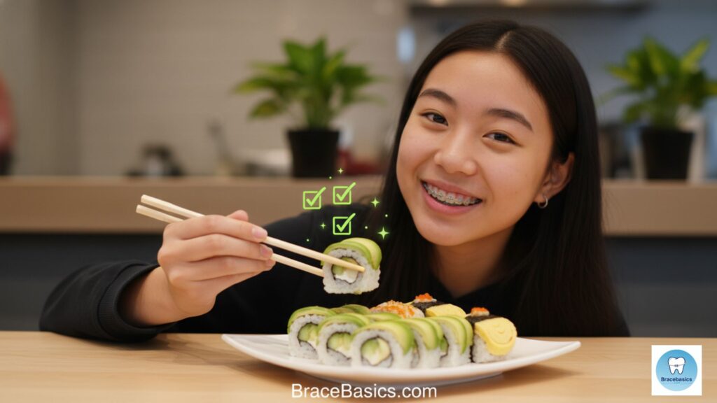 Can You Eat Sushi With Braces?