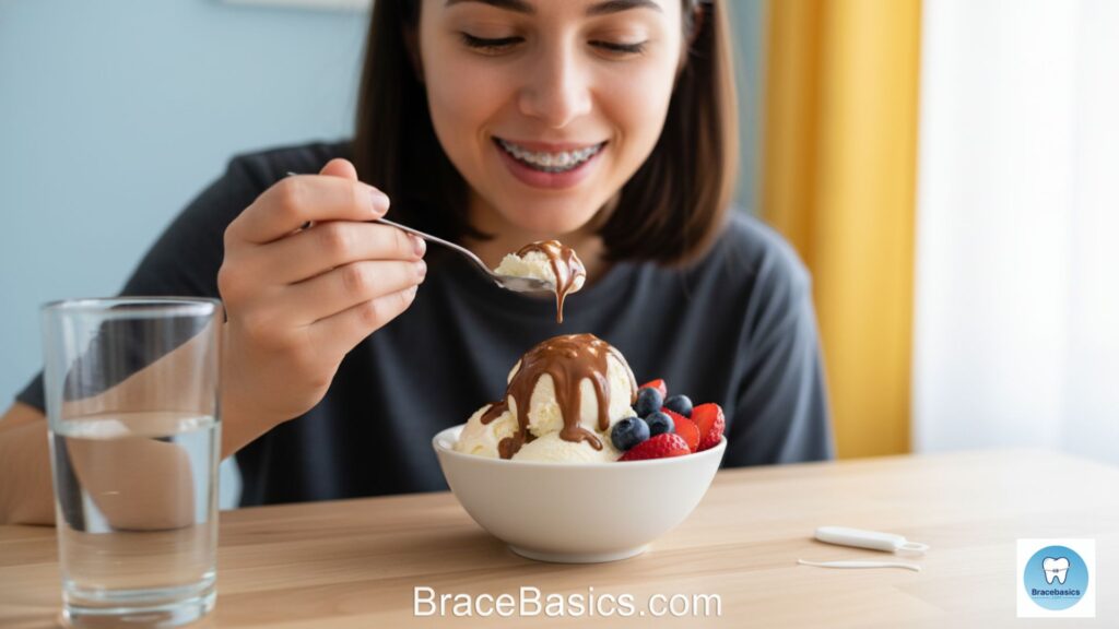 How to Enjoy Ice Cream Safely with Braces