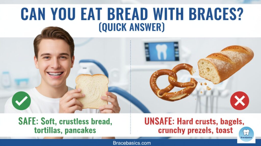 Can You Eat Bread With Braces? 