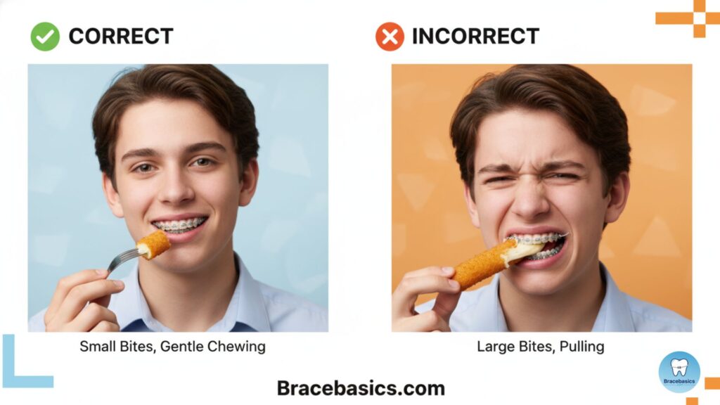 Can You Eat Mozzarella Sticks with Braces?
